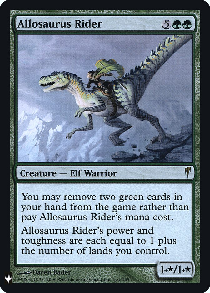 Allosaurus Rider [Mystery Booster] - Destination Retro