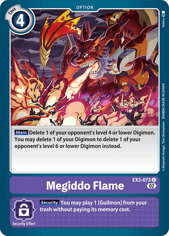 Megiddo Flame [EX3-072] [Draconic Roar] - Destination Retro