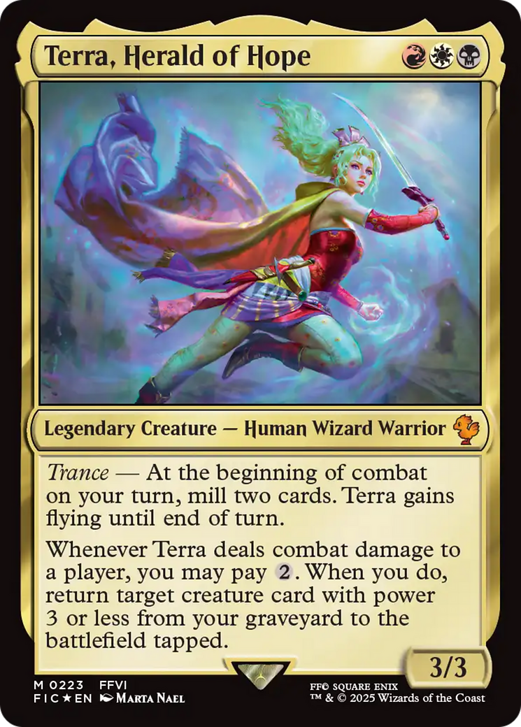 Terra, Herald of Hope (Surge Foil) [FINAL FANTASY Commander] - Destination Retro