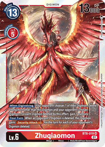 Zhuqiaomon [BT8-019] [New Awakening] - Destination Retro
