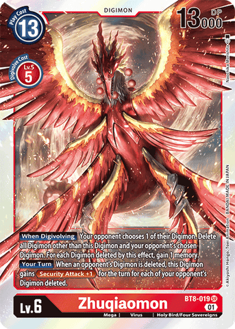 Zhuqiaomon [BT8-019] [New Awakening] - Destination Retro