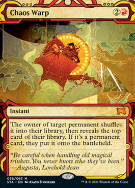 Chaos Warp (Foil Etched) [Strixhaven: Mystical Archive] - Destination Retro