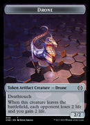 Rebel // Drone Double-Sided Token [Phyrexia: All Will Be One Tokens] - Destination Retro