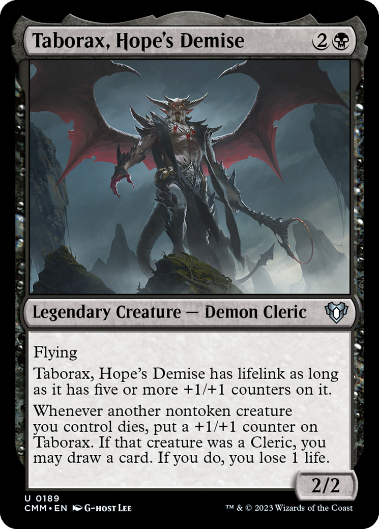Taborax, Hope's Demise [Commander Masters] - Destination Retro