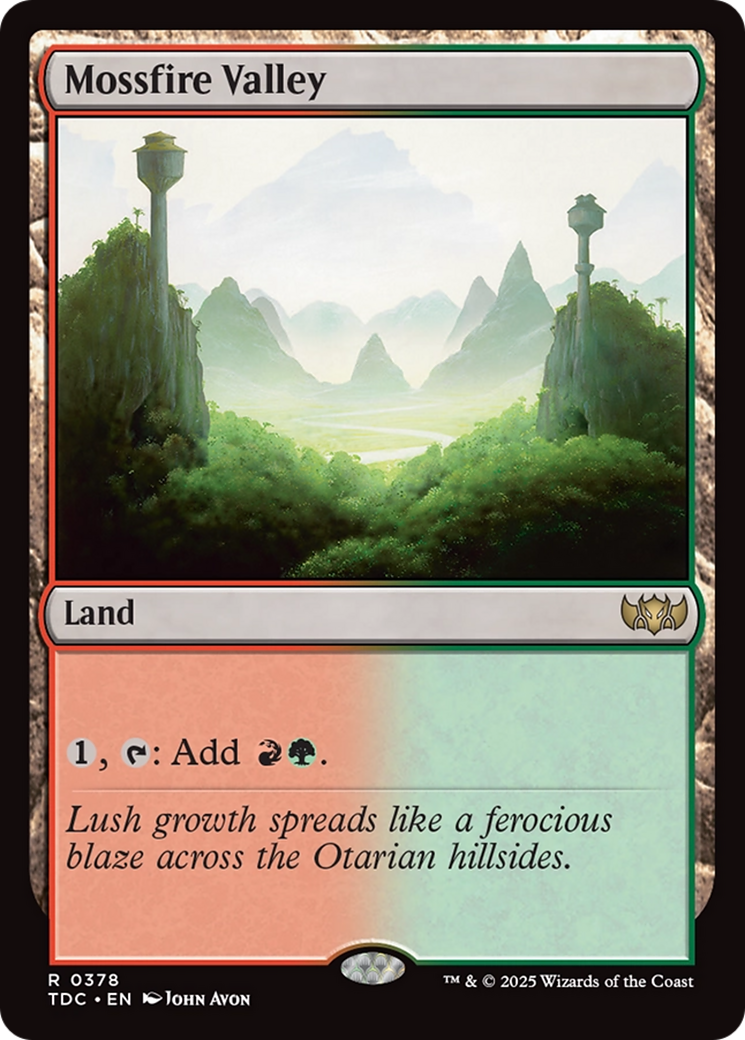 Mossfire Valley [Tarkir: Dragonstorm Commander] - Destination Retro