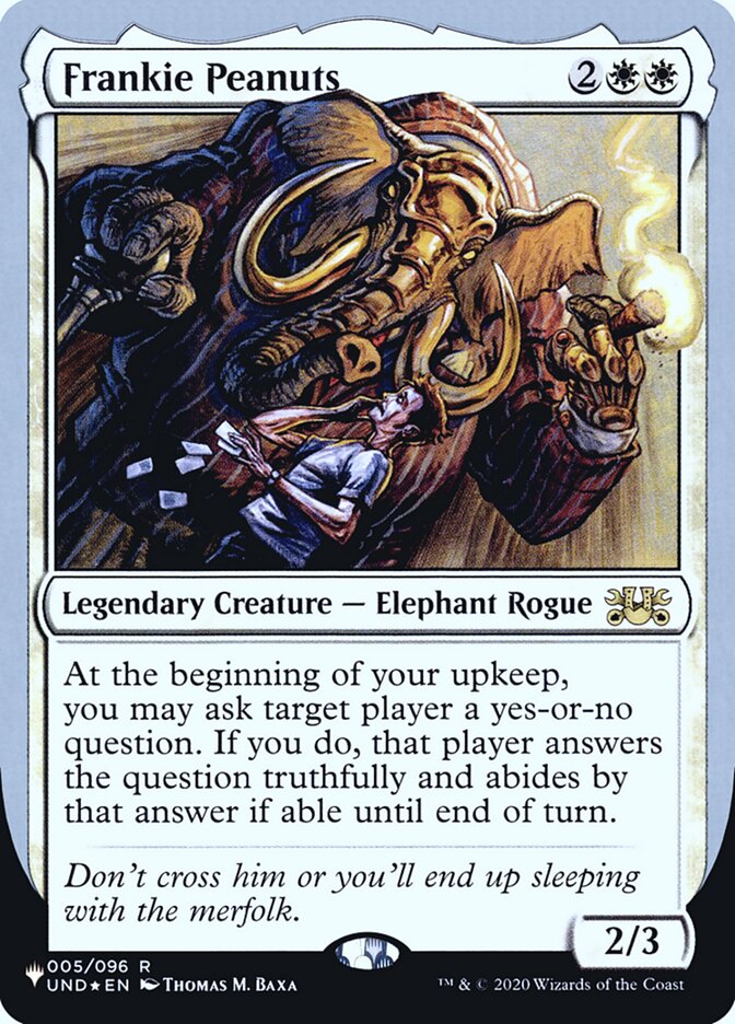 Frankie Peanuts (Unfinity Foil Edition) [The List] - Destination Retro
