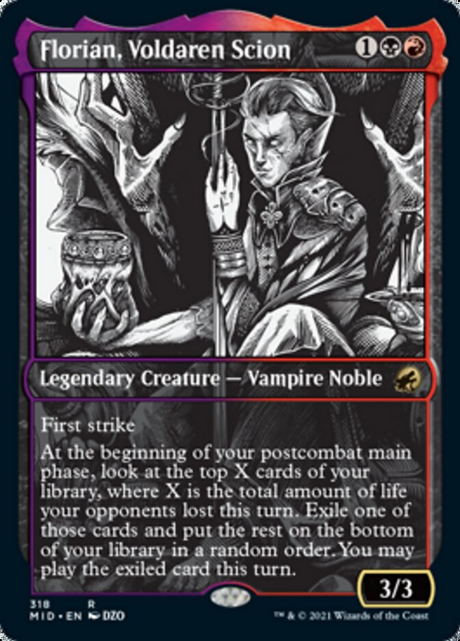 Florian, Voldaren Scion (Showcase Eternal Night) [Innistrad: Midnight Hunt] - Destination Retro