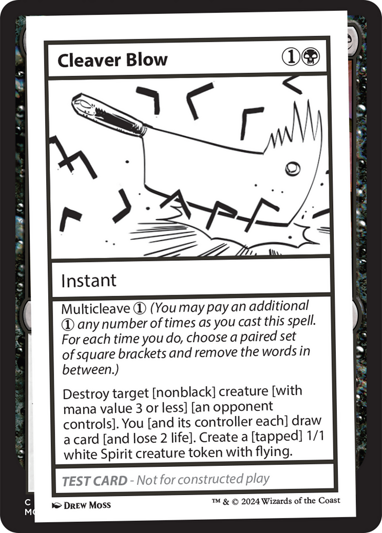 Cleaver Blow [Mystery Booster 2 Playtest Cards] - Destination Retro
