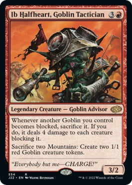 Ib Halfheart, Goblin Tactician [Jumpstart 2022] - Destination Retro