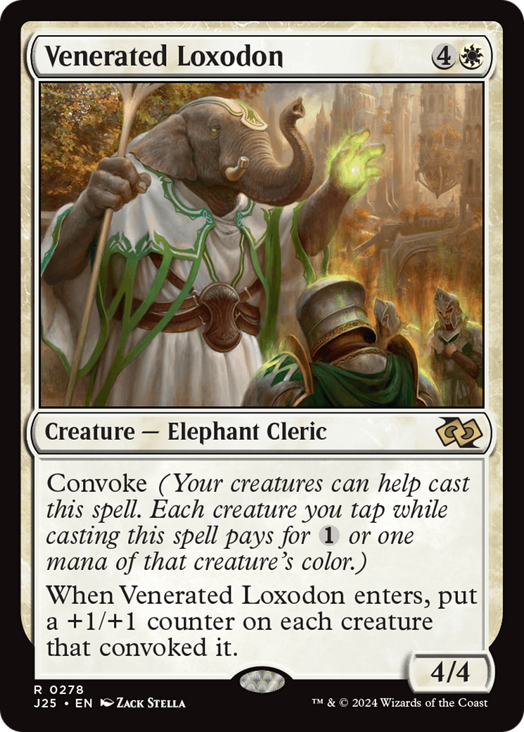 Venerated Loxodon [Foundations Jumpstart] - Destination Retro