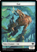 The Monarch // Cat (0005) Double-Sided Token [Commander Masters Tokens] - Destination Retro