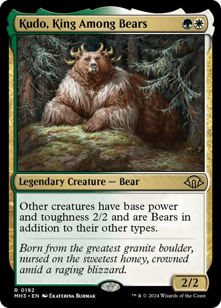 Kudo, King Among Bears [Modern Horizons 3] - Destination Retro