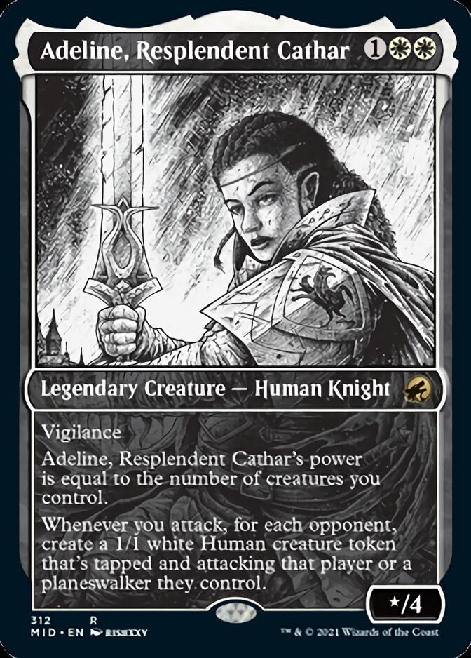 Adeline, Resplendent Cathar (Showcase Eternal Night) [Innistrad: Midnight Hunt] - Destination Retro