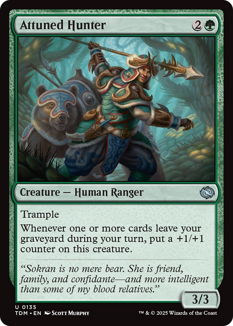 Attuned Hunter [Tarkir: Dragonstorm] - Destination Retro