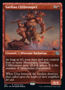 Sardian Cliffstomper (Promo Pack) [The Brothers' War Promos] - Destination Retro