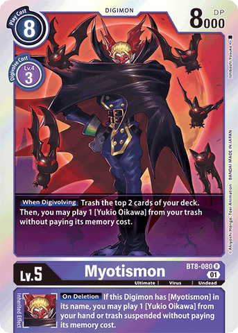 Myotismon [BT8-080] [New Awakening] - Destination Retro