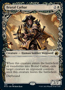 Brutal Cathar // Moonrage Brute (Showcase Equinox) [Innistrad: Midnight Hunt] - Destination Retro