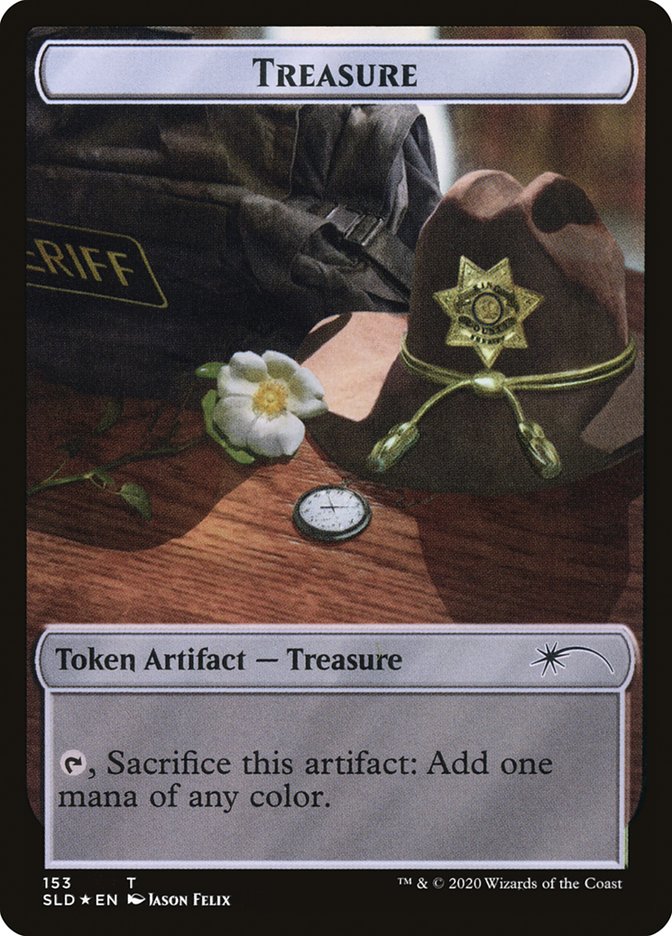 Walker (152) // Treasure Double-Sided Token [Secret Lair Drop Series] - Destination Retro