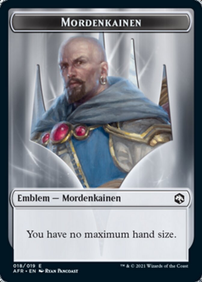 Dog Illusion // Mordenkainen Emblem Double-Sided Token [Dungeons & Dragons: Adventures in the Forgotten Realms Tokens] - Destination Retro