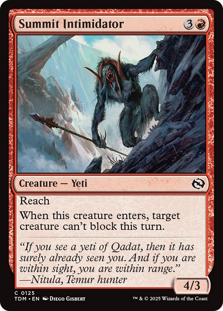 Summit Intimidator [Tarkir: Dragonstorm] - Destination Retro