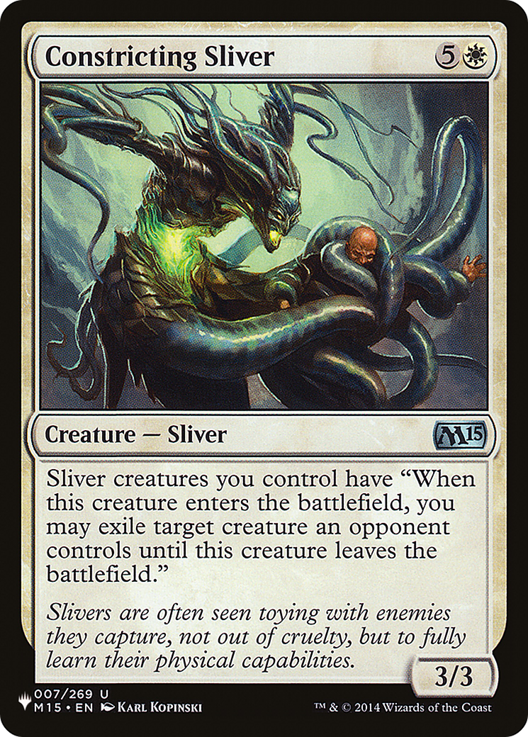 Constricting Sliver [The List] - Destination Retro