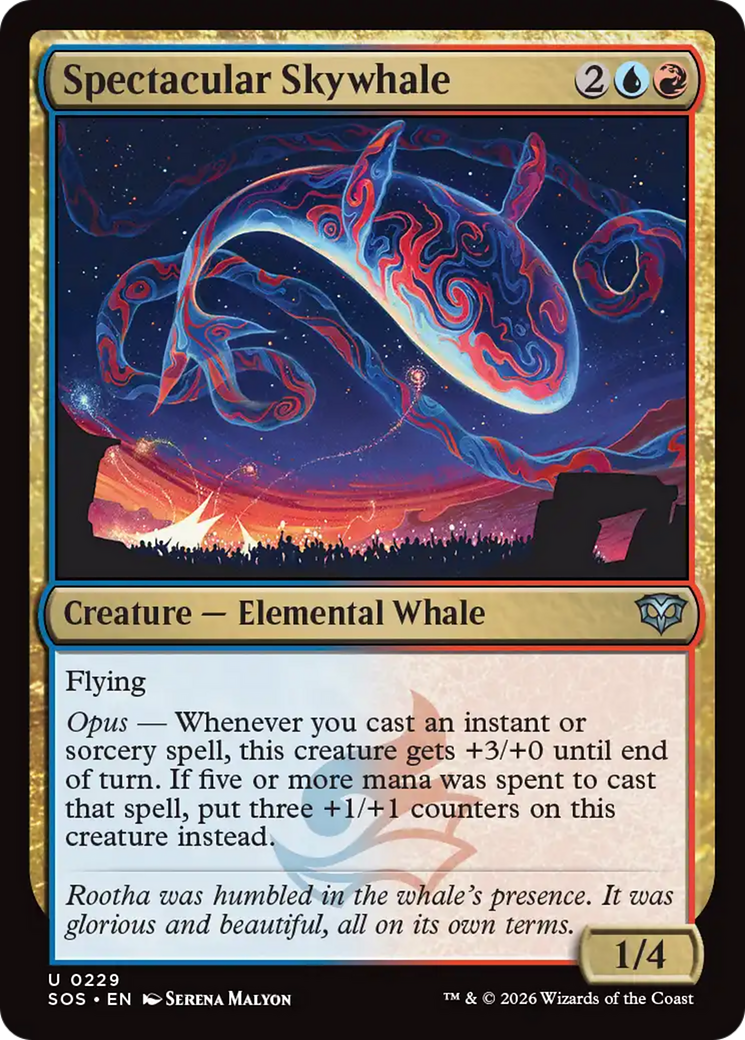 Spectacular Skywhale [Secrets of Strixhaven] - Destination Retro