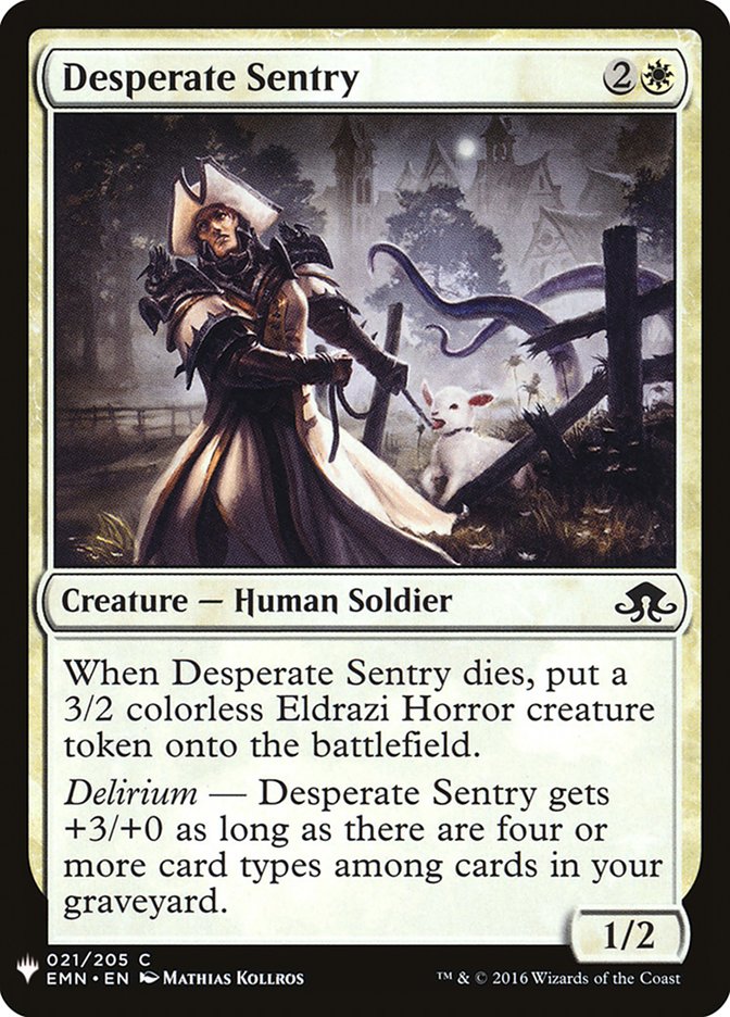 Desperate Sentry [Mystery Booster] - Destination Retro
