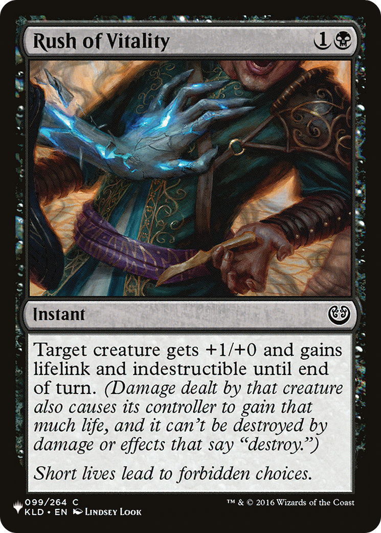 Rush of Vitality [The List] - Destination Retro