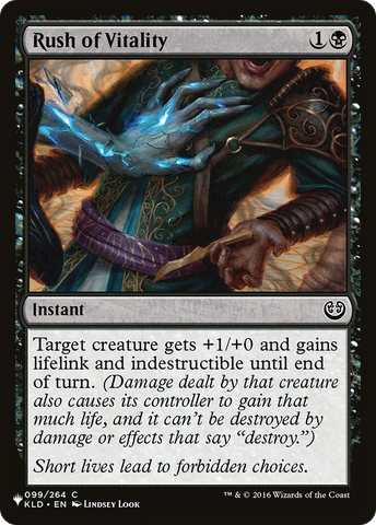 Rush of Vitality [The List] - Destination Retro