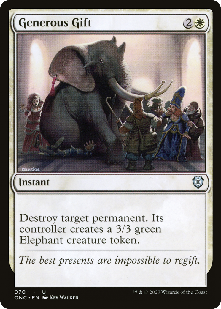 Generous Gift [Phyrexia: All Will Be One Commander] - Destination Retro