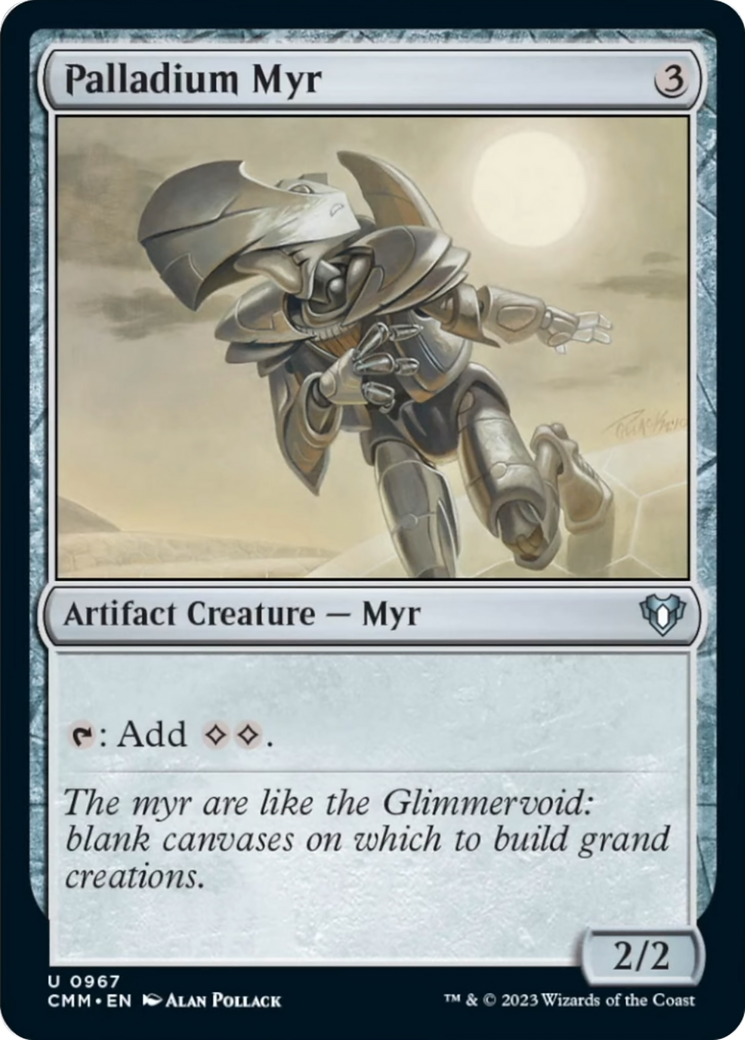 Palladium Myr [Commander Masters] - Destination Retro