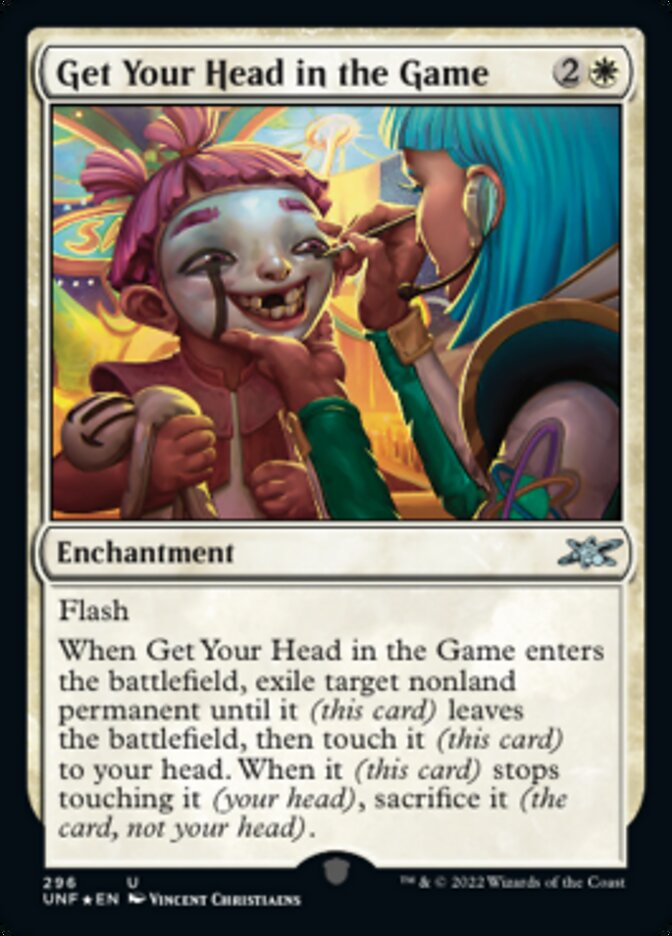 Get Your Head in the Game (Galaxy Foil) [Unfinity] - Destination Retro