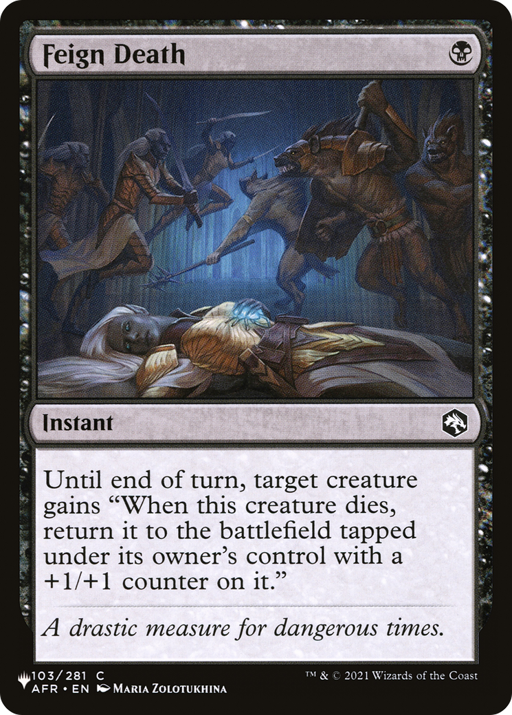 Feign Death [The List] - Destination Retro