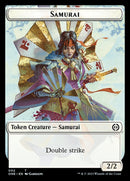 Phyrexian Mite (011) // Samurai Double-Sided Token [Phyrexia: All Will Be One Tokens] - Destination Retro