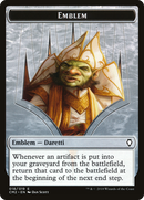 Treasure // Daretti Emblem Double-Sided Token [Secret Lair Drop Series] - Destination Retro