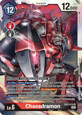 Chaosdramon [EX3-013] [Draconic Roar] - Destination Retro
