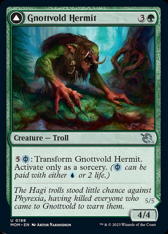 Gnottvold Hermit // Chrome Host Hulk [March of the Machine] - Destination Retro