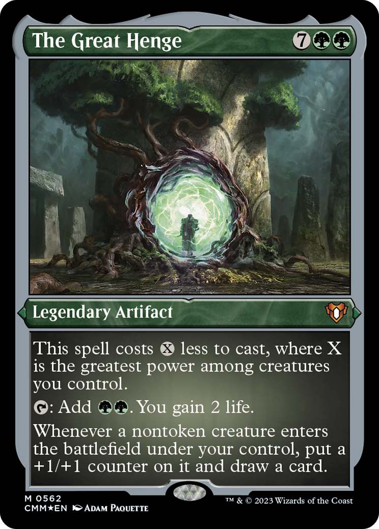 The Great Henge (Foil Etched) [Commander Masters] - Destination Retro