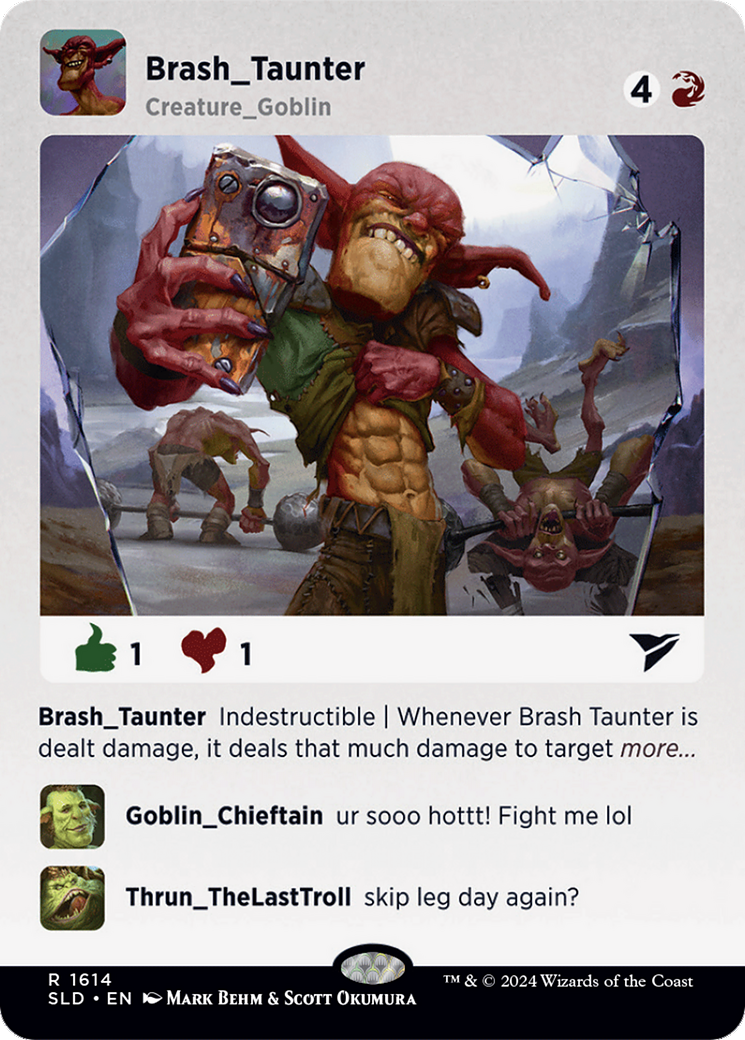 Brash Taunter [Secret Lair Drop Series] - Destination Retro