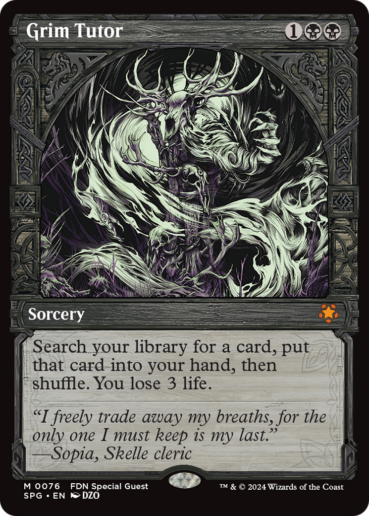 Grim Tutor (Showcase) [Foundations Special Guests] - Destination Retro