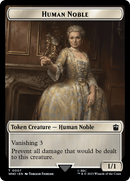 Human Noble // Food (0027) Double-Sided Token [Doctor Who Tokens] - Destination Retro
