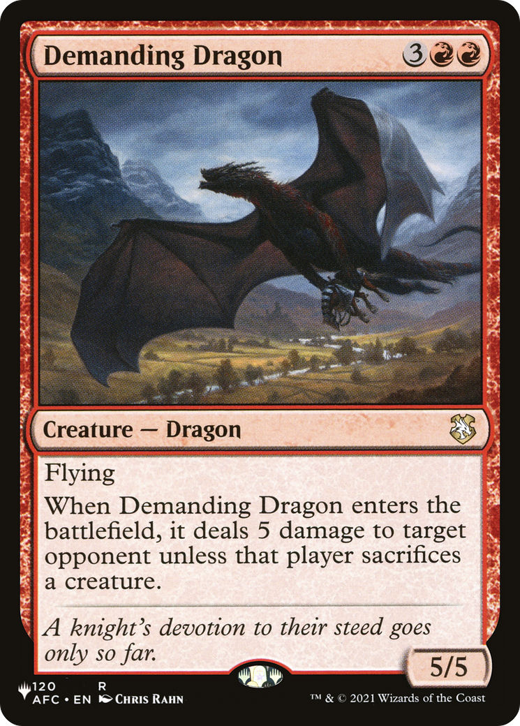 Demanding Dragon [The List] - Destination Retro
