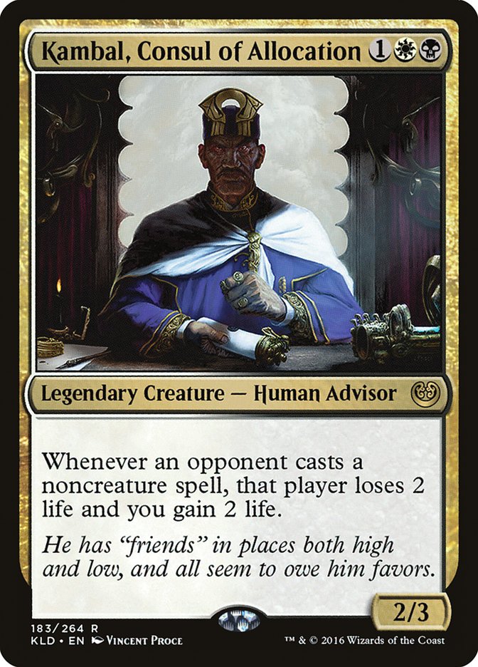 Kambal, Consul of Allocation [Kaladesh] - Destination Retro