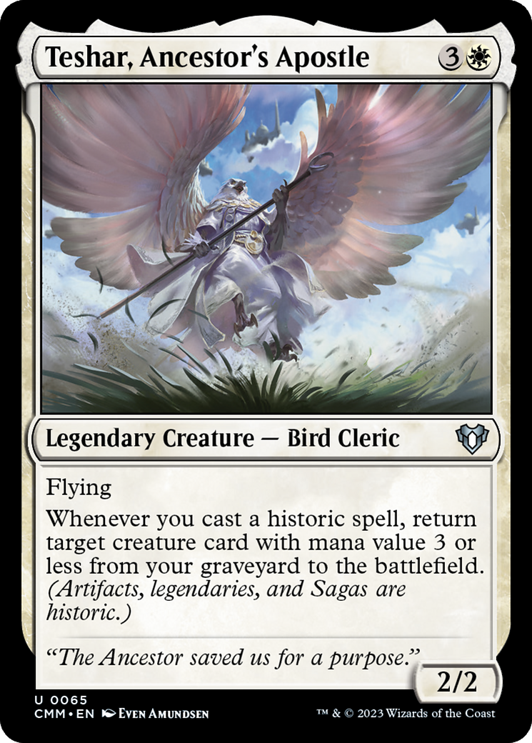 Teshar, Ancestor's Apostle [Commander Masters] - Destination Retro