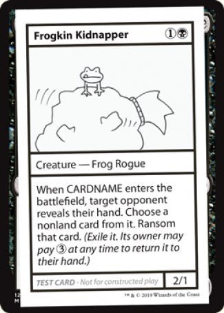 Frogkin Kidnapper (2021 Edition) [Mystery Booster Playtest Cards] - Destination Retro