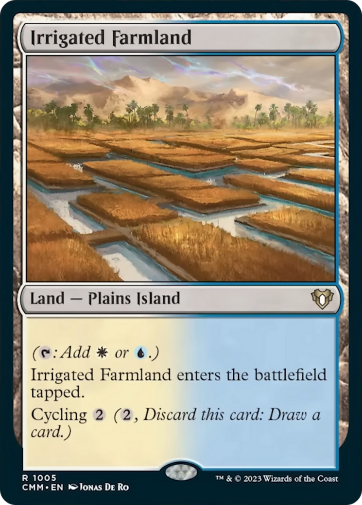 Irrigated Farmland [Commander Masters] - Destination Retro
