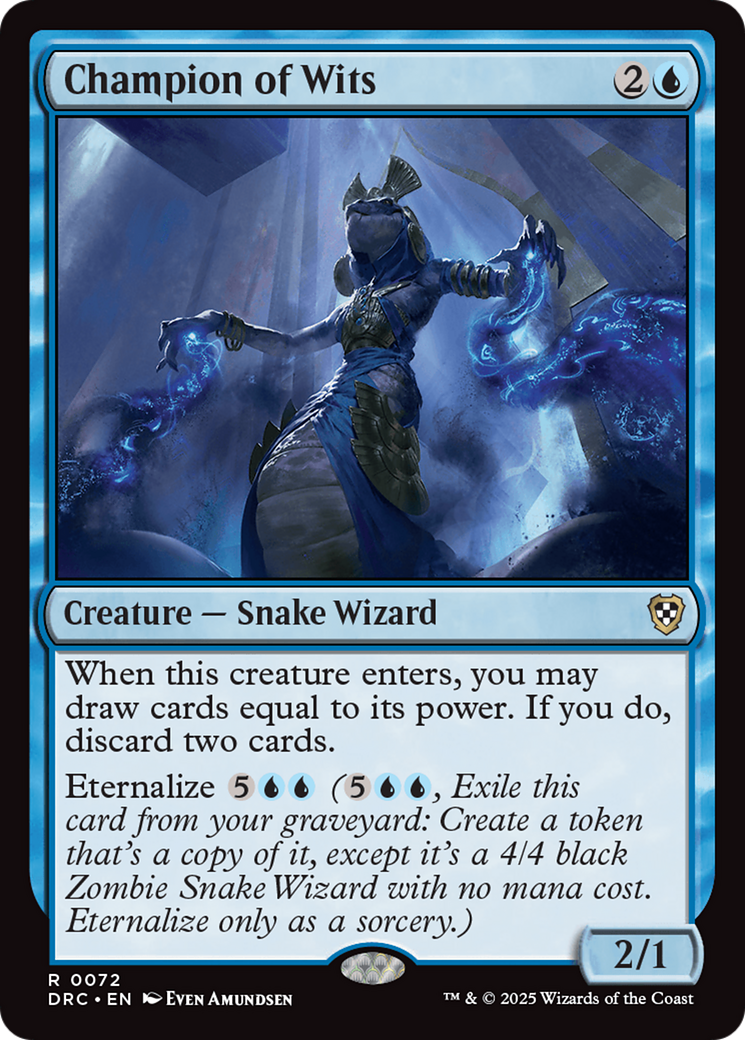 Champion of Wits [Aetherdrift Commander] - Destination Retro