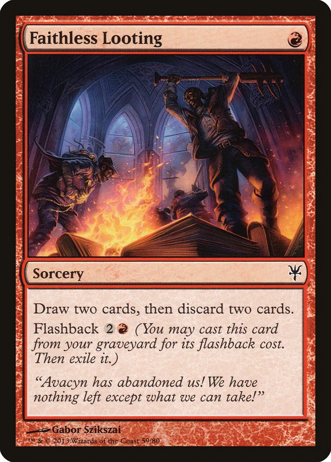 Faithless Looting [Duel Decks: Sorin vs. Tibalt] - Destination Retro