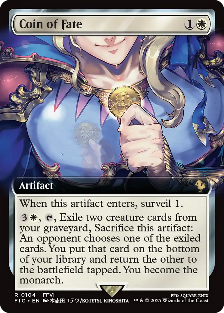 Coin of Fate (Extended Art) [FINAL FANTASY Commander] - Destination Retro