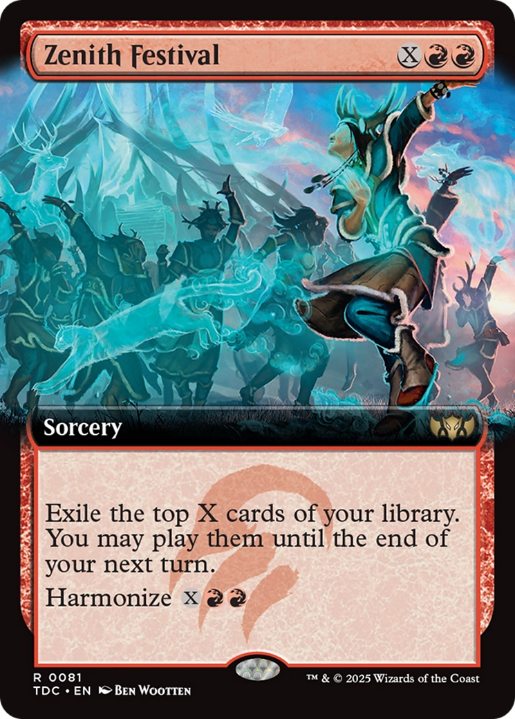Zenith Festival (Extended Art) [Tarkir: Dragonstorm Commander] - Destination Retro